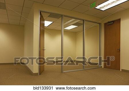 Stock Image - Empty room in office building. Fotosearch