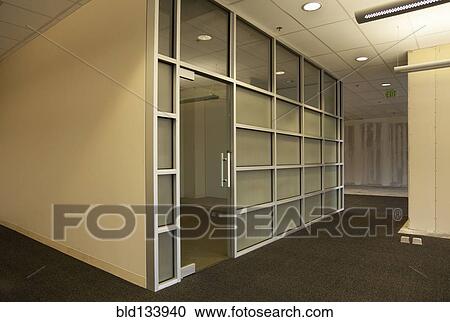 Stock Image - Empty rooms in office building. Fotosearch