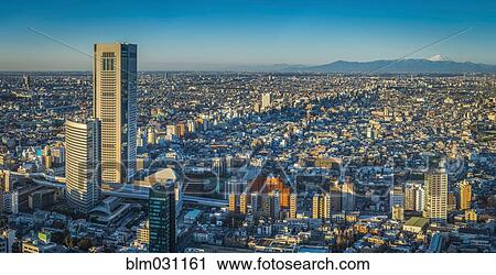 Aerial view of Tokyo cityscape, Kanto, Japan View Large Photo Image Stock Image - Aerial view of Tokyo cityscape, Kanto, Japan. Fotosearch