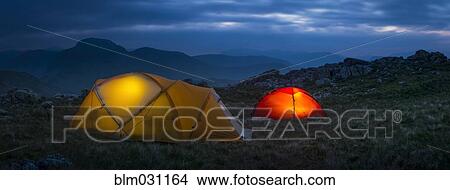 Camp tents in rocky rural landscape, Keswick, Cumbria, United Kingdom View Large Photo Image Picture - Camp tents in rocky rural landscape, Keswick, Cumbria, United Kingdom. Fotosearch