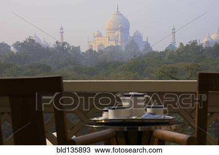 Balcony overlooking Taj Mahal, Agra, India View Large Photo Image Stock Image - Balcony overlooking Taj Mahal, Agra, India. Fotosearch