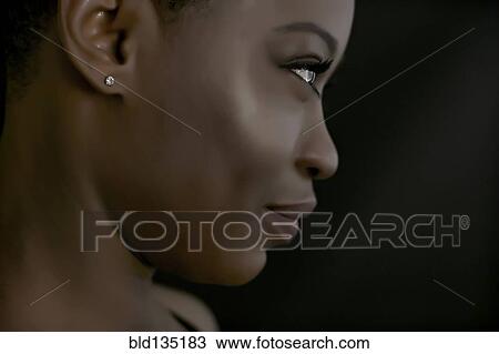 Black woman smiling View Large Photo Image Stock Image - Black woman smiling. Fotosearch