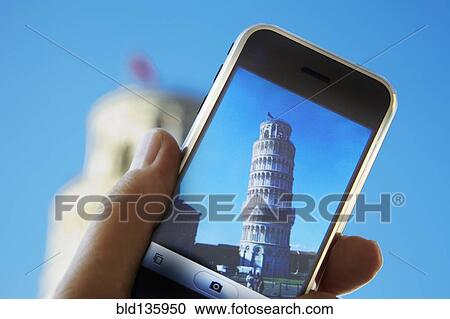 Cell phone picture of Leaning Tower of Pisa, Toscana, Italy View Large Photo Image Stock Image - Cell phone picture of Leaning Tower of Pisa, Toscana, Italy. Fotosearch