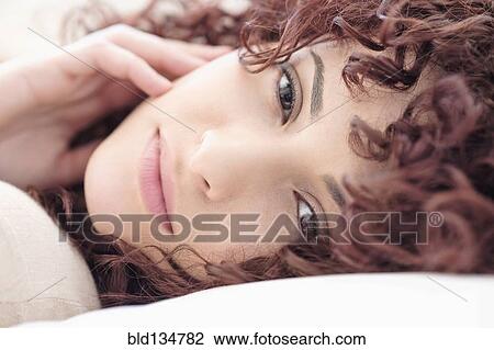 Close up of Hispanic woman's face View Large Photo Image Stock Image - Close up of Hispanic woman's face. Fotosearch