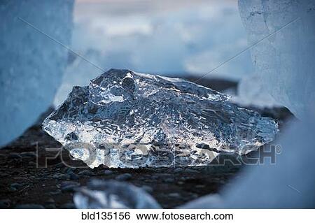 Glaciers melting on arctic beach View Large Photo Image Stock Photograph - Glaciers melting on arctic beach. Fotosearch