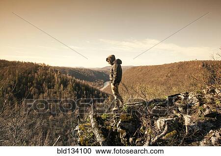 Mari man overlooking rural landscape View Large Photo Image Stock Image - Mari man overlooking rural landscape. Fotosearch