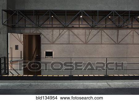 Private entrance to nightclub View Large Photo Image Picture - Private entrance to nightclub. Fotosearch