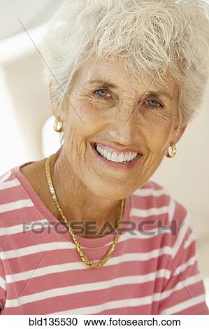 Senior woman smiling View Large Photo Image Stock Image - Senior woman smiling. Fotosearch