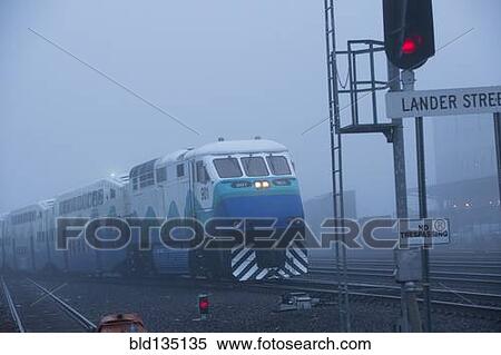 Train in foggy station View Large Photo Image Stock Photography - Train in foggy station. Fotosearch