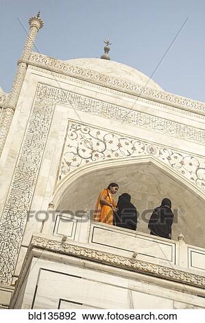 Women on balcony of Shah Jahan mosque, Agra, India View Large Photo Image Stock Image - Women on balcony of Shah Jahan mosque, Agra, India. Fotosearch