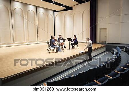Students playing in college string quartet View Large Photo Image Stock Photo - Students playing in college string quartet. Fotosearch