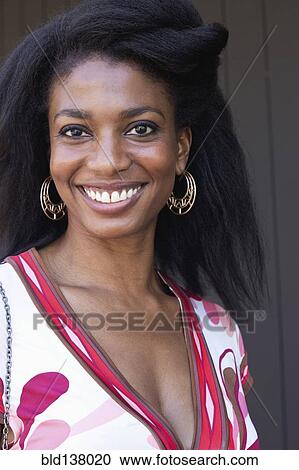 African American woman smiling View Large Photo Image Stock Image - African American woman smiling. Fotosearch