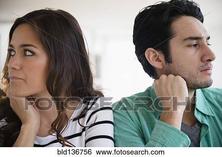 Stock Photograph - Angry couple arguing. Fotosearch