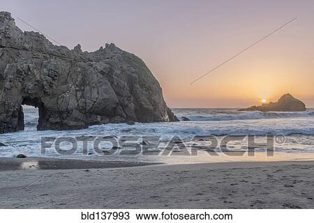 Waves washing up on rocky beach at sunset View Large Photo Image Stock Image - Waves washing up on rocky beach at sunset. Fotosearch