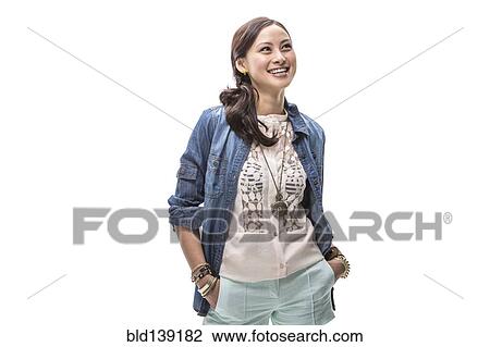 Chinese woman smiling View Large Photo Image Stock Image - Chinese woman smiling. Fotosearch