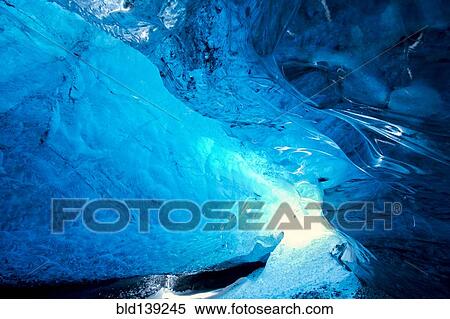 Light glowing in glaciers, Vatnajokull, Austurland, Iceland View Large Photo Image Stock Photography - Light glowing in glaciers, Vatnajokull, Austurland, Iceland. Fotosearch