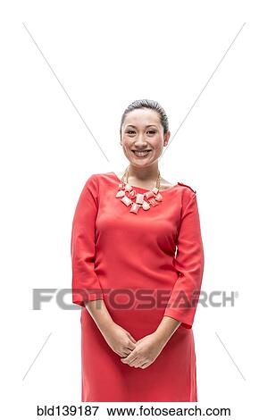 Pacific Islander businesswoman smiling View Large Photo Image Stock Photo - Pacific Islander businesswoman smiling. Fotosearch
