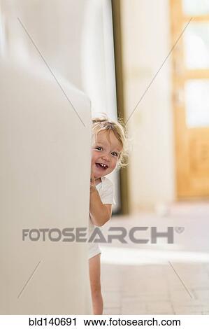 Caucasian baby boy playing hide and seek View Large Photo Image Stock Image - Caucasian baby boy playing hide and seek. Fotosearch