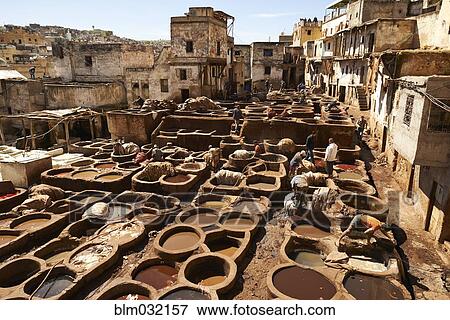 High angle view of dilapidated ancient ruins in cityscape, Medina, Fes, Morocco View Large Photo Image Stock Photo - High angle view of dilapidated ancient ruins in cityscape, Medina, Fes, Morocco. Fotosearch