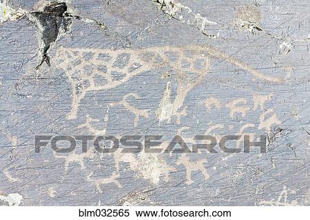 Close up of petroglyphs on rock formations, Altai Tavn Bogd National Park, Bayan Ulgii, Mongolia View Large Photo Image Stock Photography - Close up of petroglyphs on rock formations, Altai Tavn Bogd National Park, Bayan Ulgii, Mongolia. Fotosearch