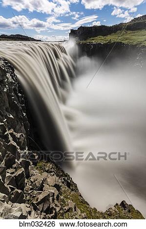 High angle view of mist rising from Dettifoss Falls, Myvatn, Iceland View Large Photo Image Stock Photograph - High angle view of mist rising from Dettifoss Falls, Myvatn, Iceland. Fotosearch