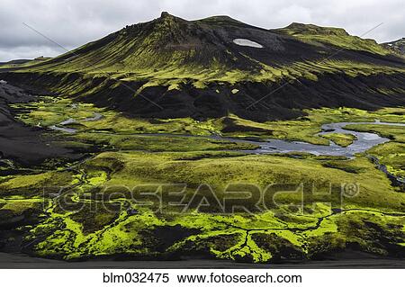 Mountain, rock formations and river in remote landscape View Large Photo Image Stock Photography - Mountain, rock formations and river in remote landscape. Fotosearch