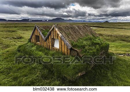 Overgrown sod house in rural landscape View Large Photo Image Stock Photo - Overgrown sod house in rural landscape. Fotosearch