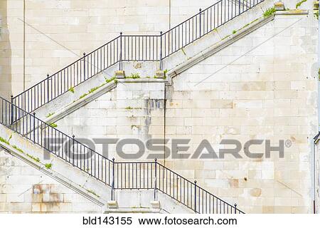 Banister and staircase on tall building View Large Photo Image Stock Photography - Banister and staircase on tall building. Fotosearch