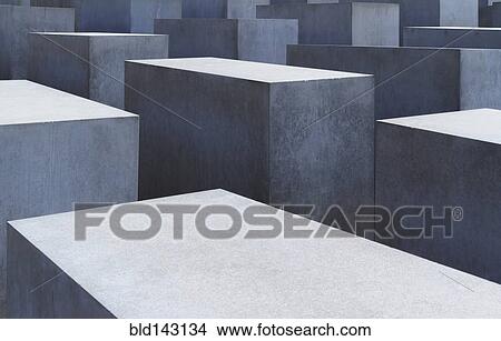 Detail view of industrial block sculpture View Large Photo Image Picture - Detail view of industrial block sculpture. Fotosearch