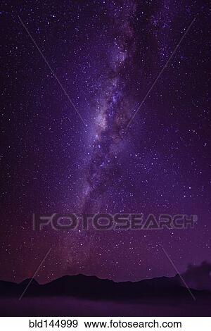 Milky Way galaxy in starry night sky View Large Photo Image Stock Photo - Milky Way galaxy in starry night sky. Fotosearch