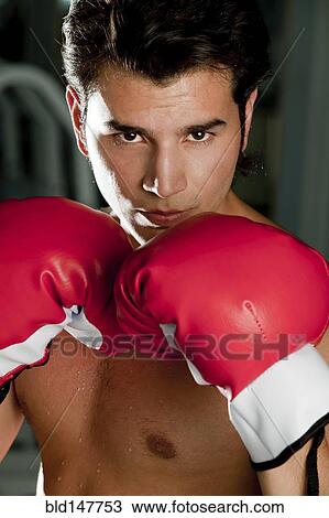 Hispanic man wearing boxing gloves View Large Photo Image Stock Image - Hispanic man wearing boxing gloves. Fotosearch