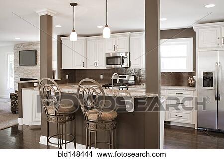 Interior of elegant kitchen View Large Photo Image Picture - Interior of elegant kitchen. Fotosearch