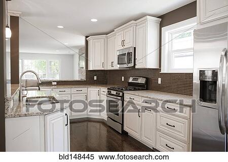 Interior of elegant kitchen View Large Photo Image Stock Photography - Interior of elegant kitchen. Fotosearch