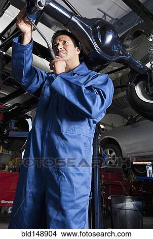 Middle Eastern mechanic working on car View Large Photo Image Picture - Middle Eastern mechanic working on car. Fotosearch