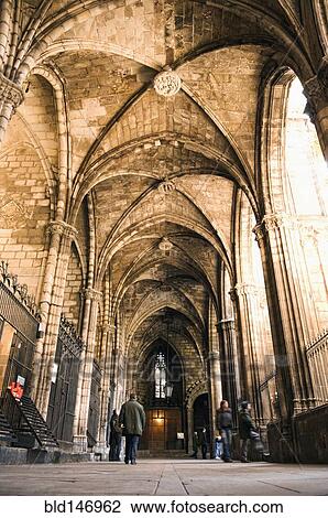 People visiting ornate cathedral View Large Photo Image Stock Image - People visiting ornate cathedral. Fotosearch