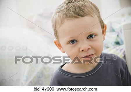 Serious Caucasian boy View Large Photo Image Stock Image - Serious Caucasian boy. Fotosearch