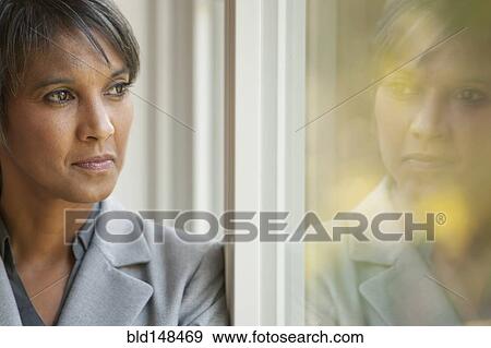 Serious Native American businesswoman View Large Photo Image Stock Photo - Serious Native American businesswoman. Fotosearch