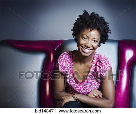 Smiling African American woman View Large Photo Image Stock Image - Smiling African American woman. Fotosearch