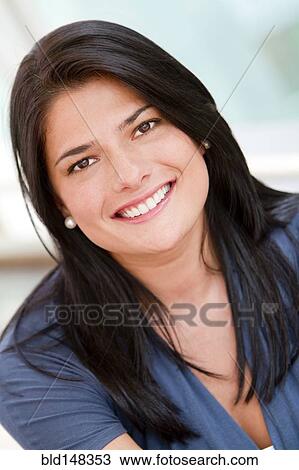 Smiling Hispanic woman View Large Photo Image Stock Image - Smiling Hispanic woman. Fotosearch