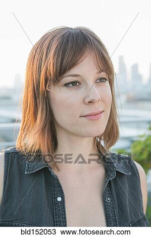 Close up of Caucasian woman smiling View Large Photo Image Stock Image - Close up of Caucasian woman smiling. Fotosearch