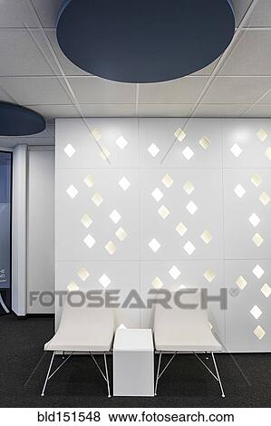 Stock Photo - Empty chairs in office lobby. Fotosearch