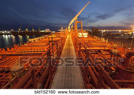 High angle view of deck piping on oil tanker ship View Large Photo Image Stock Image - High angle view of deck piping on oil tanker ship. Fotosearch