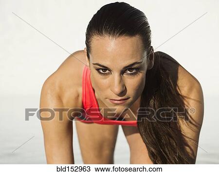 Close up of Caucasian athlete looking at camera View Large Photo Image Stock Image - Close up of Caucasian athlete looking at camera. Fotosearch