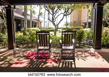 Empty rocking chairs on hotel porch View Large Photo Image Stock Image - Empty rocking chairs on hotel porch. Fotosearch