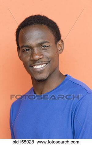 Stock Photo - Black man smiling. Fotosearch