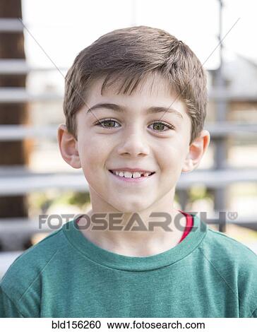 Close up of Caucasian boy smiling View Large Photo Image Stock Image - Close up of Caucasian boy smiling. Fotosearch