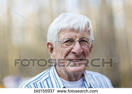 Stock Photo - Close up of older Caucasian man smiling. Fotosearch