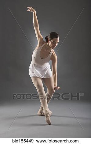 Stock Photo - Hispanic ballet dancer posing. Fotosearch