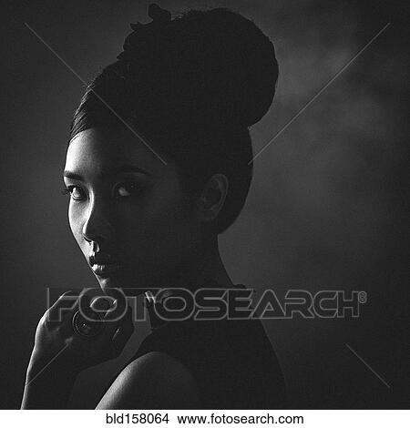 Picture - Close up of glamorous woman. Fotosearch