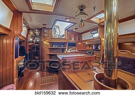Below deck on houseboat View Large Photo Image Stock Image - Below deck on houseboat. Fotosearch